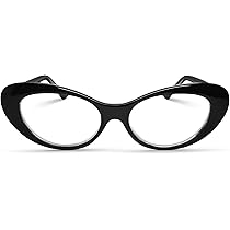 HYBID READING GLASSES TYPE01 ブラック Amazon.com: 2SeeLife Black Cat Eye Reading Glasses for Women